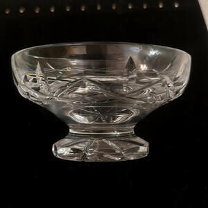 Vintage Waterford Crystal Lismore 5” footed bowl